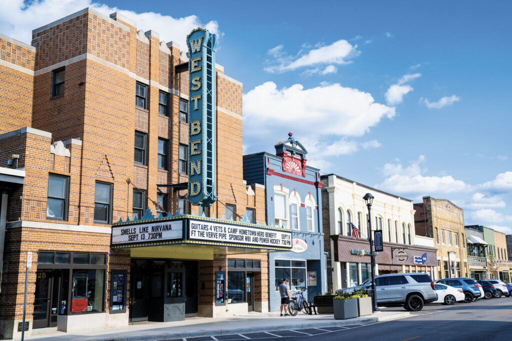 The restored Bend Theater on Main Street